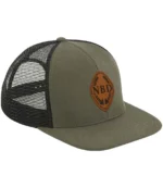 BB664 Original Flat Peak 6 Panel Trucker Cap - Image 4